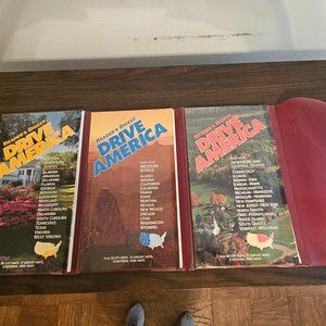 Reader’s Digest DRIVE AMERICA Road Atlas 50 States, 3 Book Set with Folder